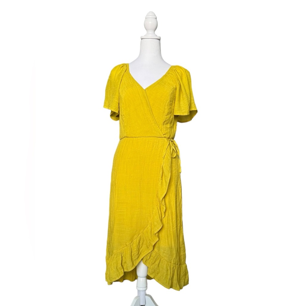 LUXOLOGY Yellow dress size S